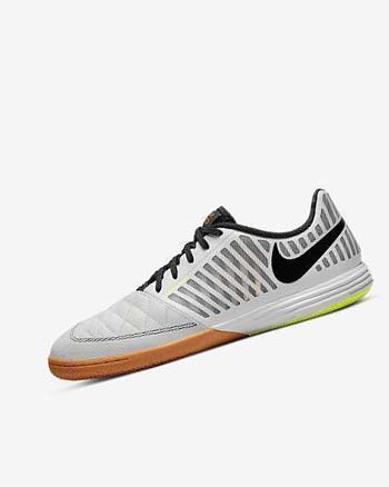 Nike Lunar Gato II IC Blancos Amarillos Oscuro Negros | MX 4696